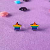 Pride Star Stud Earrings